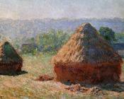 克劳德 莫奈 : Grainstacks at the End of Summer, Morning Effect